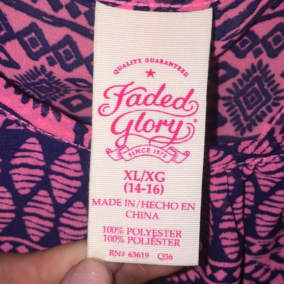 Blue and pink Tank top - Picture 2 of 3